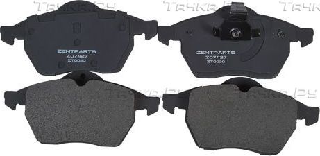 Тормозные колодки Zentparts. Артикул Z07427