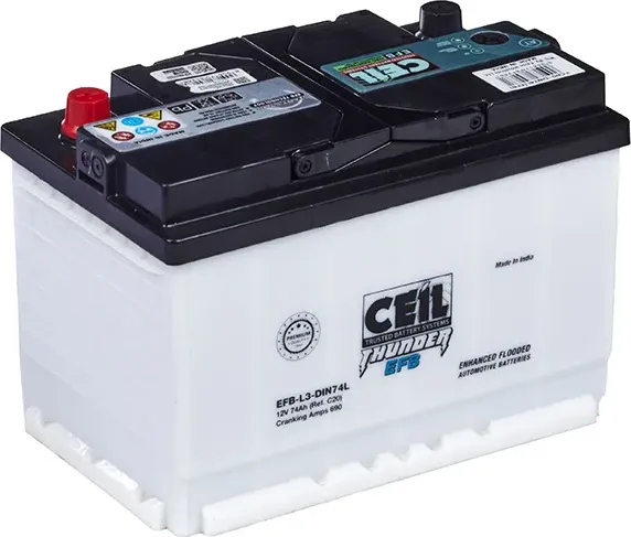 Аккумулятор CEIL DIN EFB-L3-DIN74L. Артикул EFBL3DIN74L
