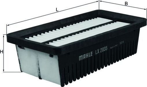Воздушный фильтр Mahle-Knecht для Renault Wind 2010-2013. Артикул LX 2035