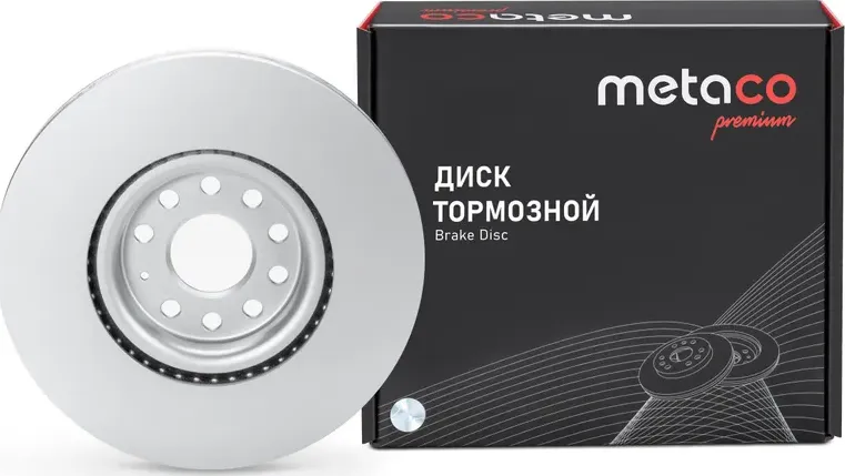 Диск тормозной передний вентилируемый VW Teramont 2017> (Metaco). Артикул 3050-603