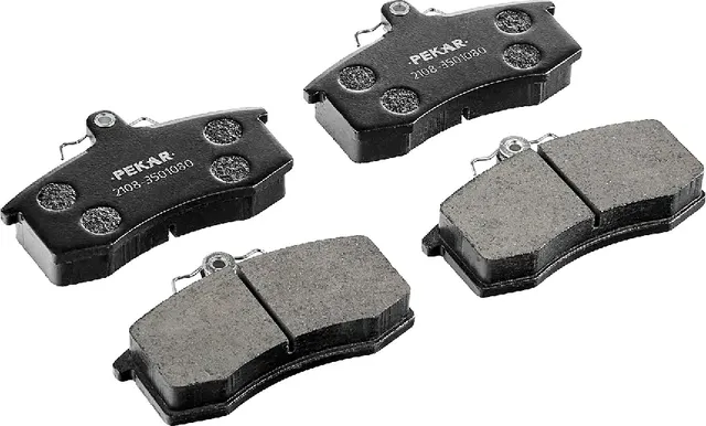 КОЛОДКИ ТОРМОЗНЫЕ LADA Samara, Samara 2, 110, Kalina, Priora, Granta (Pekar). Артикул 21083501080