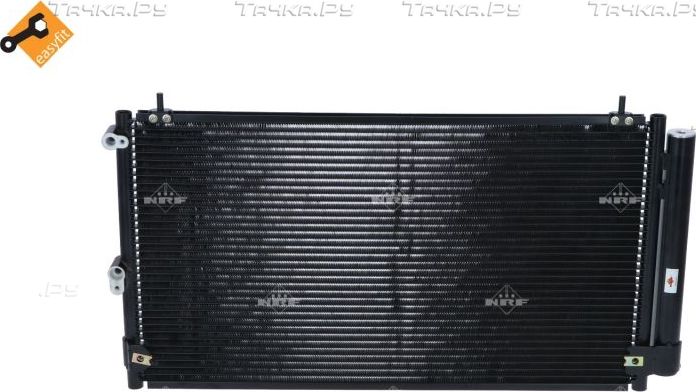 Радиатор кондиционера (конденсатор) NRF EASY FIT. Артикул 350435