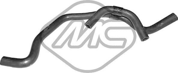 Патрубок радиатора (системы охлаждения) Metalcaucho. Артикул 98649