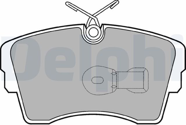 Тормозные колодки Delphi. Артикул LP603