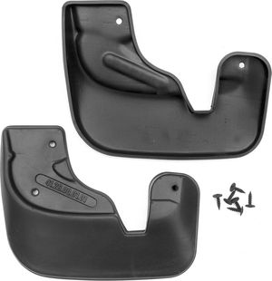 Брызговики Frosch (в пакете) передняя пара для Renault Sandero Stepway I 2010-2014. Артикул NLF.41.28.F11