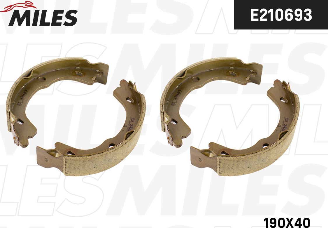 Тормозные колодки (стояночная тормозная система) Miles. Артикул E210693