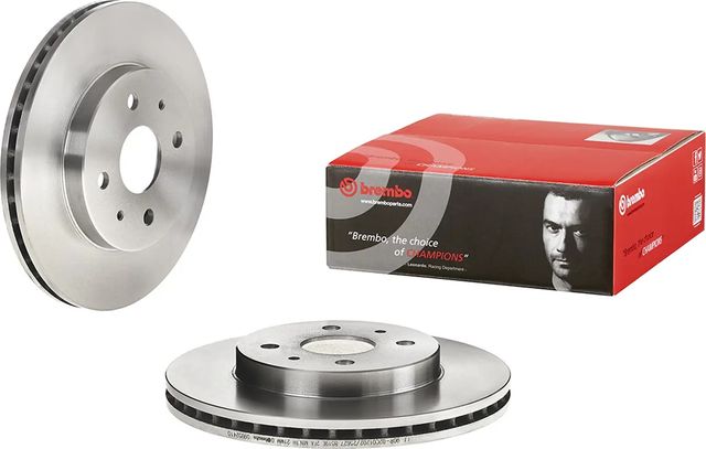 Тормозной диск Brembo PRIME LINE передний для Subaru Justy IV 2007-2011. Артикул 09.B524.10