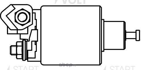 Втягивающее реле стартера StartVOLT для Mazda CX-7 I 2007-2013. Артикул VSR 2516