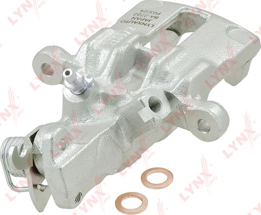 Тормозной суппорт LYNXauto задний правый для Nissan Primera P11 1996-2002. Артикул BA-2722