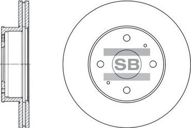 Тормозной диск Sangsin Hi-Q. Артикул SD1004