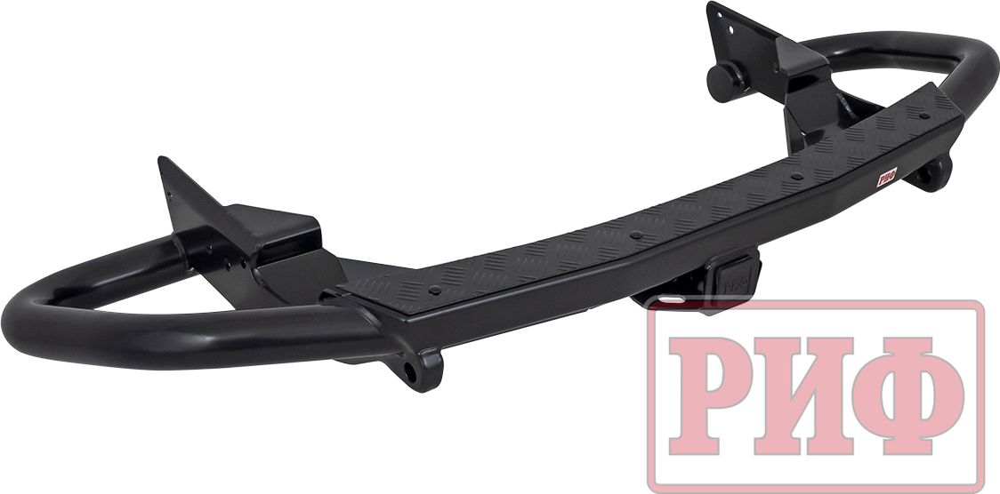 Бампер силовой РИФ задний с квадратом под фаркоп для Haval H5 2020-2026. Артикул RIF030-21170