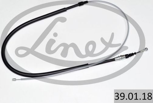 Трос ручника (тросик ручного тормоза) Linex. Артикул 39.01.18