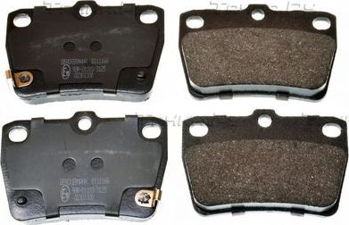 Тормозные колодки Denckermann задние для Toyota RAV4 II (XA20) 2000-2005. Артикул B111166
