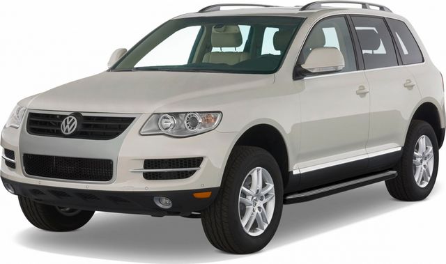 Пороги алюминиевые Rival Premium-Black для Volkswagen Touareg I (без пневмоподвески) 2002-2010. Артикул A193ALB.5809.1