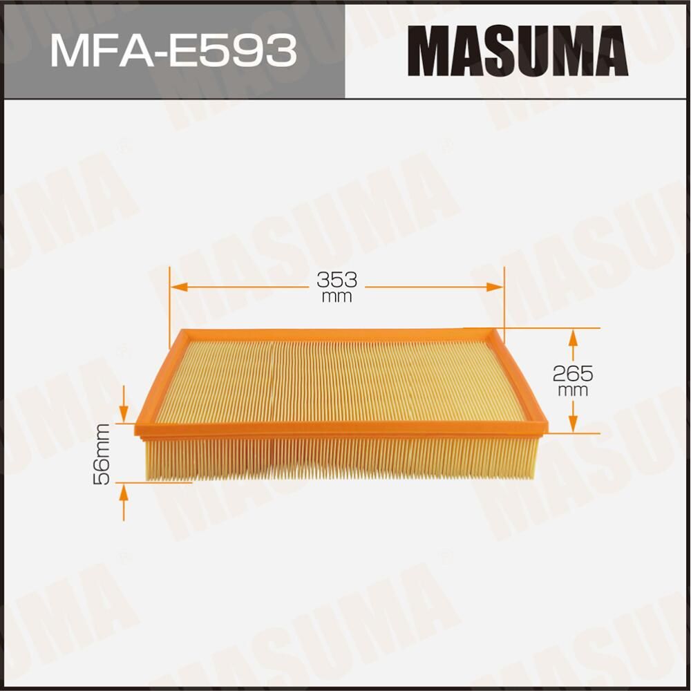 Воздушный фильтр MASUMA. Артикул MFAE593