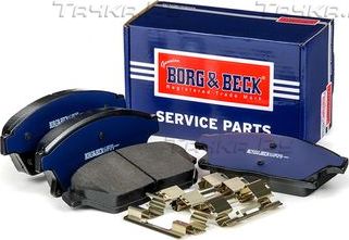Тормозные колодки Borg & Beck передние для Chevrolet Tracker III (Trax) 2012-2026. Артикул BBP2228