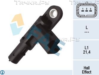 Датчик положения распредвала FAE для Citroen C4 Picasso II 2013-2018. Артикул 79443