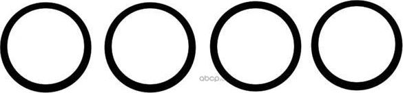 Прокладки впускного коллектора (комплект) Glaser для Opel Astra G 2000-2005. Артикул M36665-00