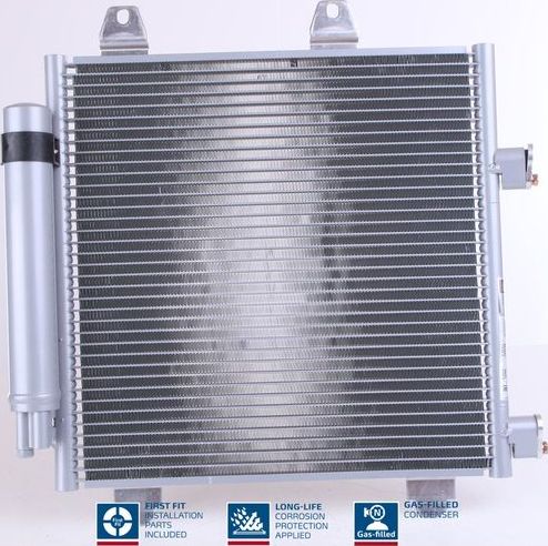 Радиатор кондиционера (конденсатор) Nissens (алюминий). Артикул 94891