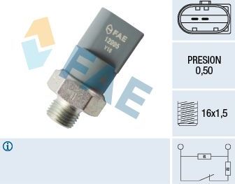 Датчик давления масла FAE. Артикул 12995