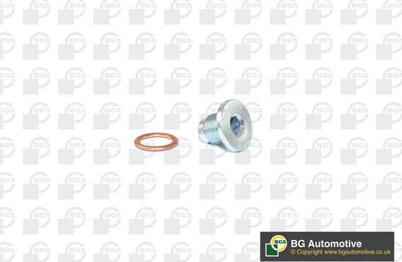 Сливная пробка масляного поддона двигателя BGA для Toyota ProAce II 2016-2026. Артикул PK1406