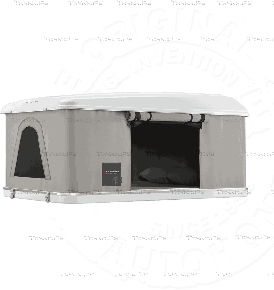 Палатка на крышу автомобиля Autohome MAGGIOLINA AIRLANDER PLUS LARGE, лестница 215 мм, тент серый. Артикул MPG/11