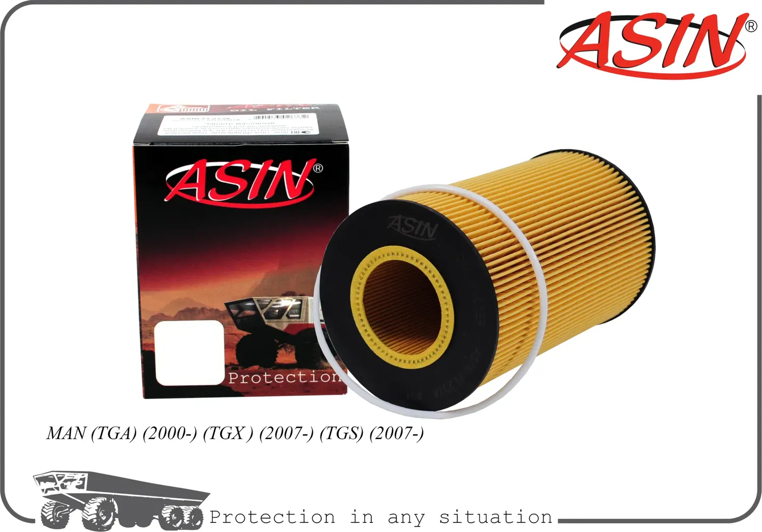 Фильтр масляный (Asin). Артикул ASINFL2374