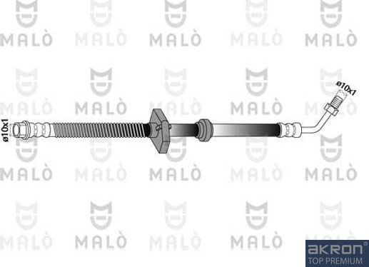 Тормозной шланг Malò задний правый для Citroen C5 II 2008-2017. Артикул 80226