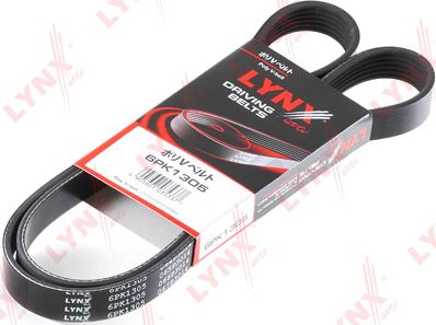 Приводной ремень поликлиновой LYNXauto. Артикул 6PK1305