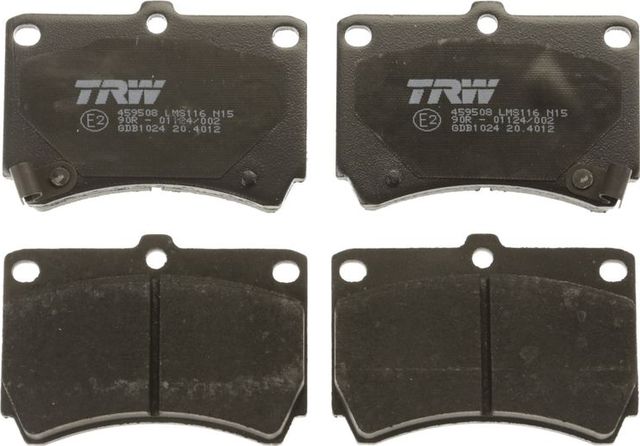 Тормозные колодки TRW COTEC передние для Mazda MX-3 I 1994-1997. Артикул GDB1024