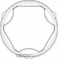 Комплект пыльника, приводной вал (GKN). Артикул 22983