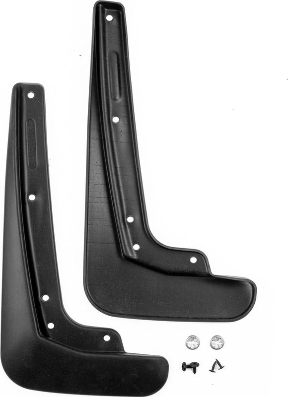 Брызговики Frosch (в пакете) задняя пара для Hyundai Santa Fe IV 2018-2026. Артикул NLF.20.03.E13