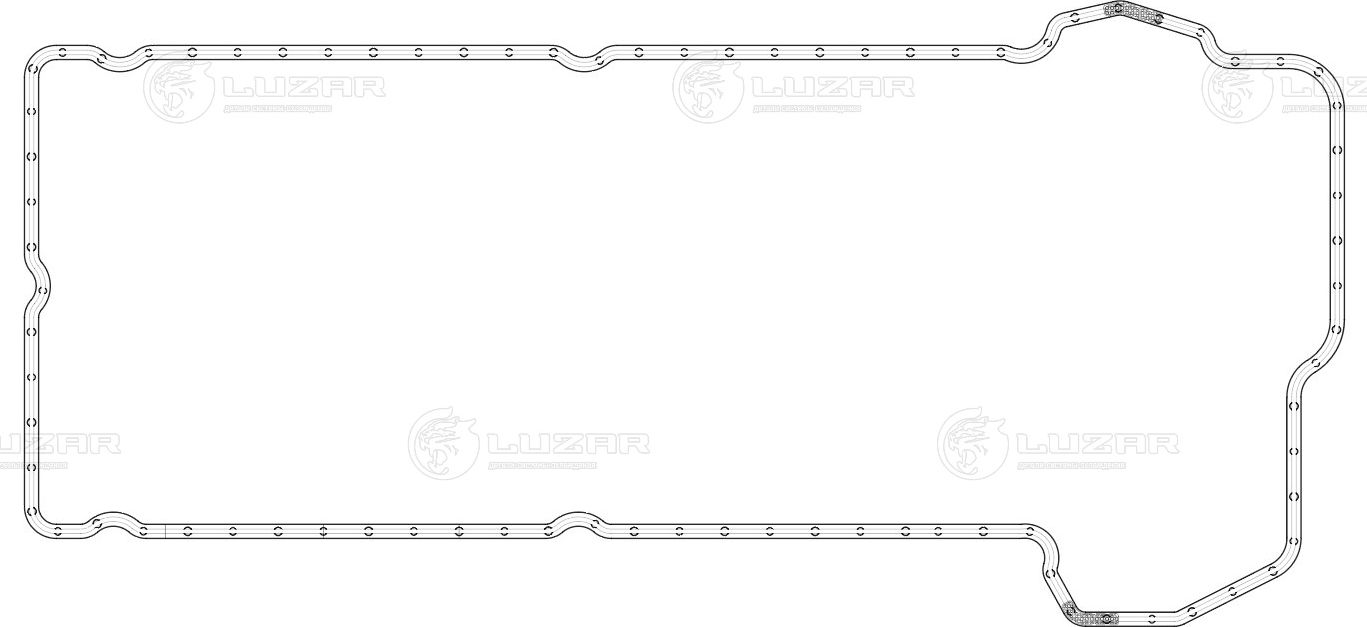 Прокладка клапанной крышки 441724 Luzar. Артикул LES 21104