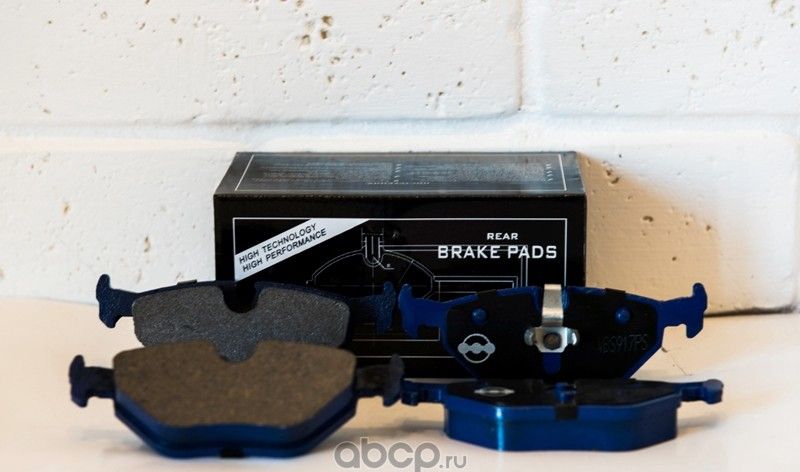 ЗАДНИЕ ТОРМОЗНЫЕ КОЛОДКИ (Vite). Артикул VBS917PS