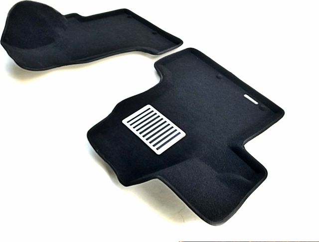 Коврики текстильные Euromat 3D Lux для салона Volkswagen Multivan T6 2003-2015 Черные. Артикул EM3D-005400