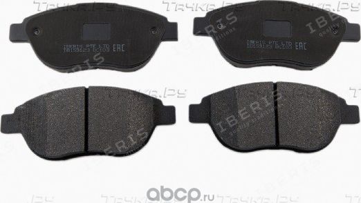 КОЛОДКИ ТОРМ.ПЕРЕД., К-Т CITROEN 206,207, 307 CC (3B), C4 (Iberis). Артикул IB153123