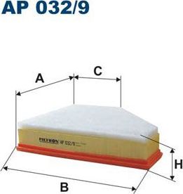 Воздушный фильтр Filtron. Артикул AP 032/9