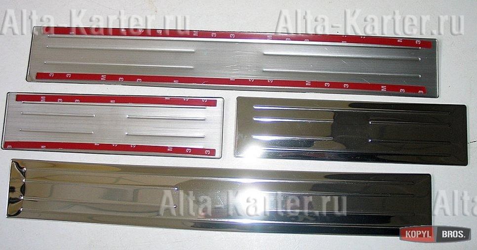 Накладки Alvi-Style на внутренние пороги для Nissan Teana 2013-2026. Артикул BNSTN1312