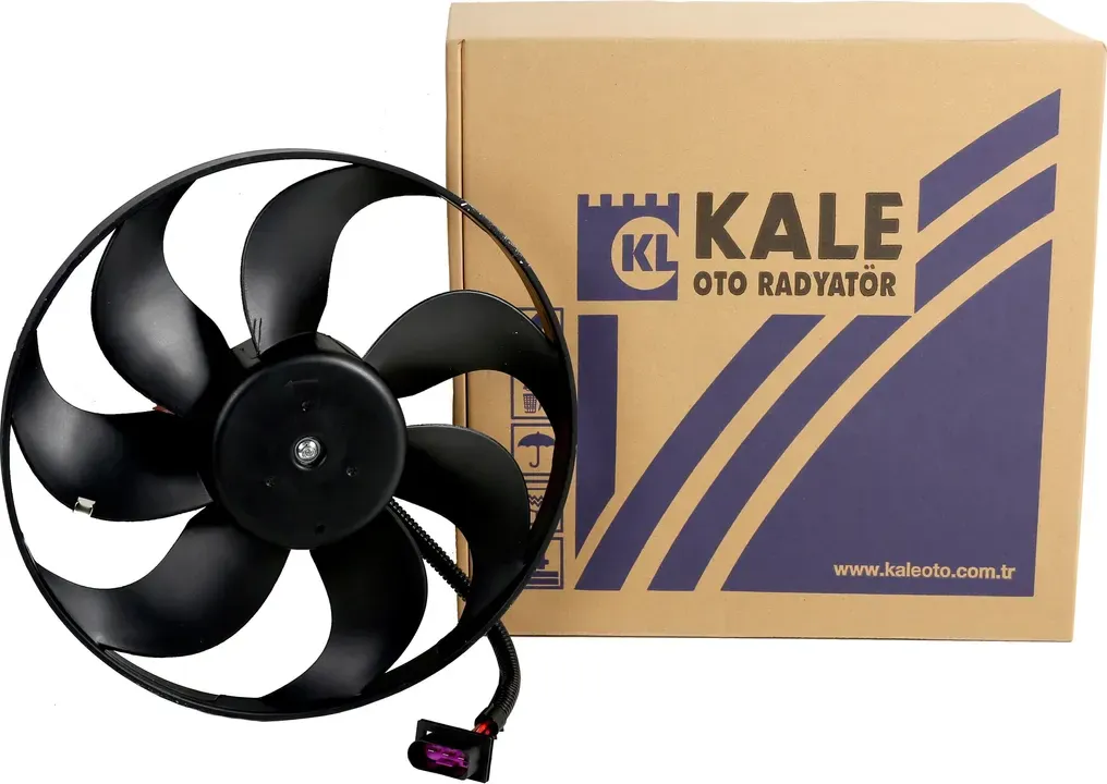 Электровентилятор радиатора для а/м Skoda Octavia (96-) VW Golf IV (96-) без кожуха (Kale). Артикул 415400