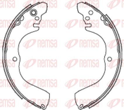 Тормозные колодки Remsa. Артикул 4233.00