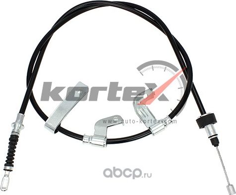 Трос ручного тормоза HYUNDAI SOLARIS/KIA RIO лев. (Kortex). Артикул KBC084
