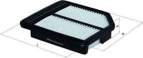 Воздушный фильтр Mahle для Honda Crossroad 2007-2010. Артикул LX 2123