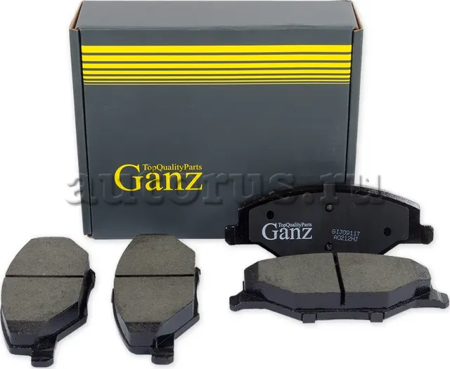 Колодки торм.пер. (Ganz). Артикул GIJ09117
