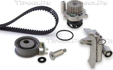 Помпа (водяной насос) с комплектом ремня ГРМ Gates PowerGrip® для Volkswagen Golf IV 1997-2006. Артикул KP25491XS
