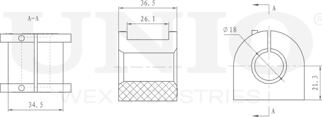 Втулка стабилизатора (Unio). Артикул RMP-10160