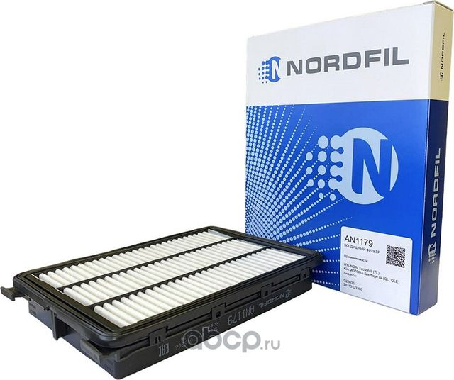 Фильтр воздушный Hyundai Tucson II (TL) Kia Sportage IV (QL QLE) (Nordfil). Артикул AN1179
