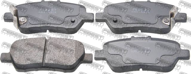 Тормозные колодки Febest задние для Honda Crossroad 2007-2010. Артикул 0301-RB2R