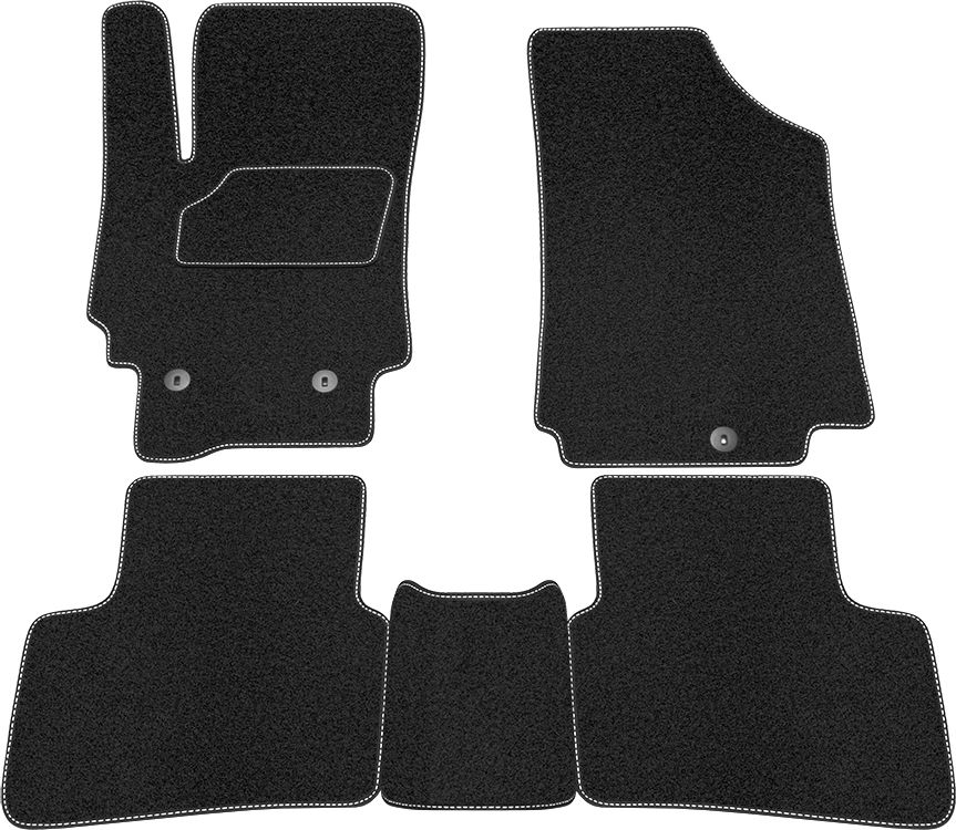 Коврики Rezkon ворсовые Стандарт для салона Hyundai Creta I 2016-2021. Артикул 2020065100