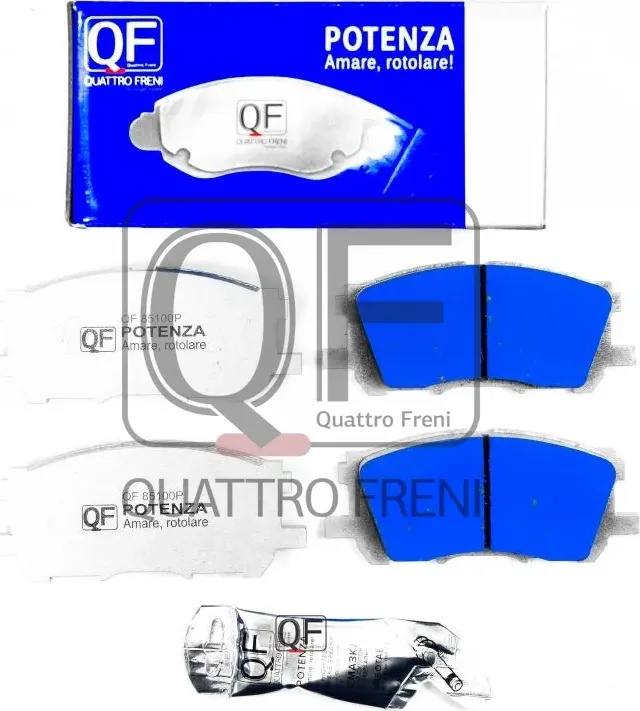 КОЛОДКИ ТОРМОЗНЫЕ ПЕРЕДНИЕ HARRIER 2003 (Quattro Freni). Артикул QF85100P