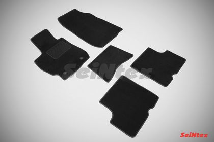 Коврики текстильные Seintex на нескользящей основе для салона Nissan Almera G15 2013-2024. Артикул 85473